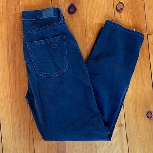 American Eagle Black Distressed Highest Rise 90’s Boyfriend LONG